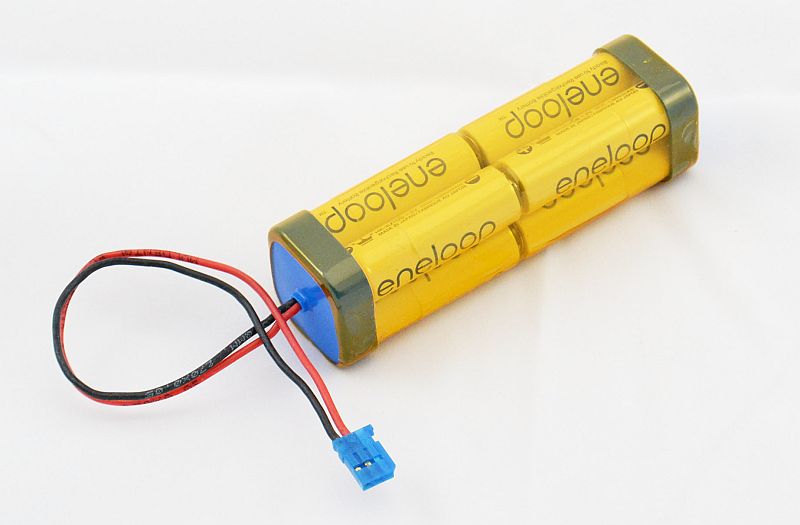 Senderakku SANYO-ENELOOP 8/2000mAh für Futaba FF-7 bis FF-10 Sender