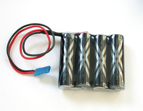 4-er Pack eneloop pro 2500mAh , Flach (0.5mm² JR Anschluß) Empf.- u. Senderakku