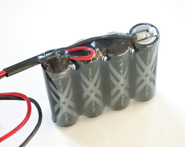 4-er Pack eneloop pro 2500mAh , Flach (0.5mm² JR Anschluß) Empf.- u. Senderakku
