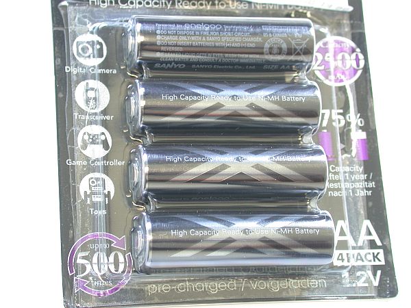 Panasonic eneloop pro, Mignon AA-Zelle 2500mAh 4er-Blister