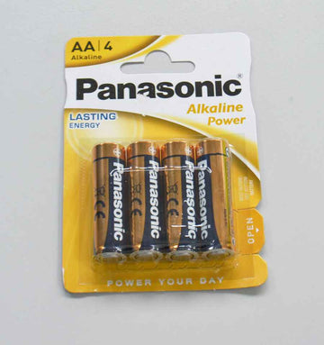 MIGNON-Batterie Panasonic Alkaline AA/LR6 1.5V, 4er-Blisterpackung