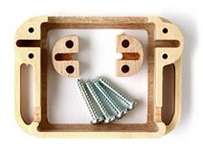 Servo Frame Wood for Hitec HS-225BB, HS-225MG, HS-5245MG