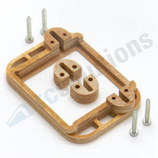 Servo Frame Wood for Graupner DES 707 BB MG, DES 708 BB MG