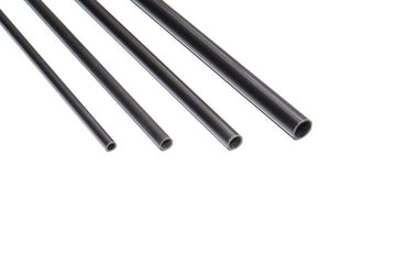 Kohlefaser-Rohr außen ø 12mm, innen ø 10mm, 1000mm lang, ca. 46 gr.