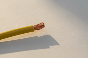 Silikonkabel 2.5mm² gelb, extrem geschmeidig,  "Menge 1" = 1m Liefermenge