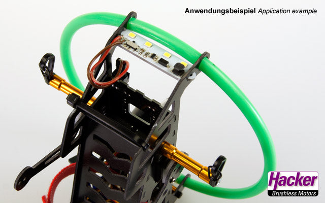 LED-Modul Sparrow GRÜN, standalone, 4,8V - 12,6V, 6g