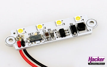 LED Module Sparrow RED, standalone, 4.8V - 12.6V, 6g