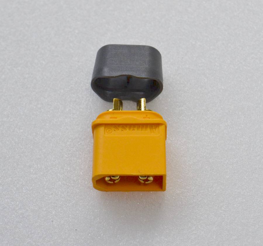 XT-60 Gold Plated Connector with Protective Cap, max 60A continuous / 100A impulse