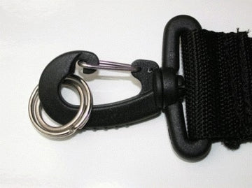 HÖLLEIN Transmitter Strap (BLACK) with Neck Protector in PINK