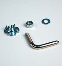 High-start hook M4 made of hardened steel, # 031007