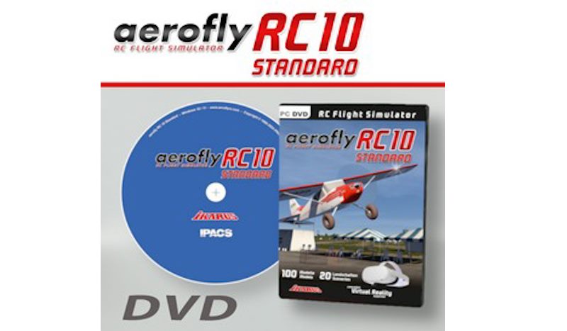 aerofly RC10 Standard als Win 10/11 64Bit DVD (100 Modelle, 20 Landschaften)