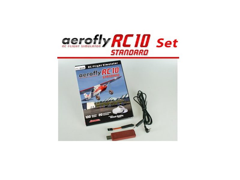 aerofly RC10 Standard Win 10/11 64Bit, USB-Interface für 3.5mm Schülerbuchse