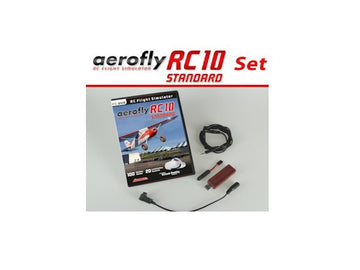 aerofly RC10 Standard, WIN10/11, with USB Interface 6-pin FUTABA Transmitter