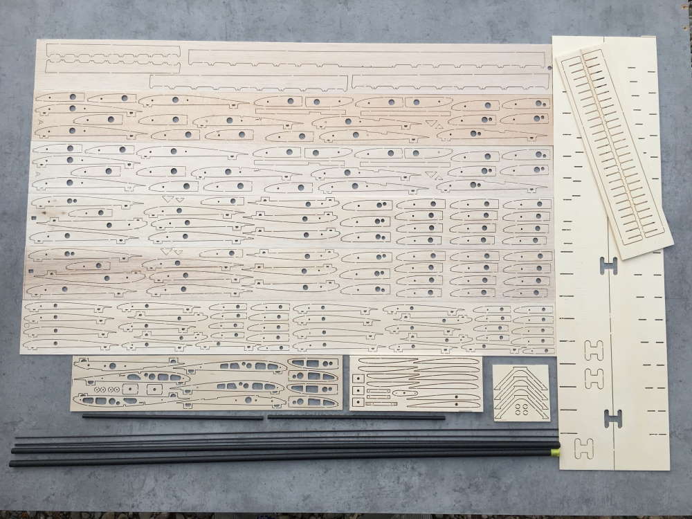 PURITO Elektro, RES-Holzbausatz von Holzmodellbau Schweiger, 1990mm Spannweite