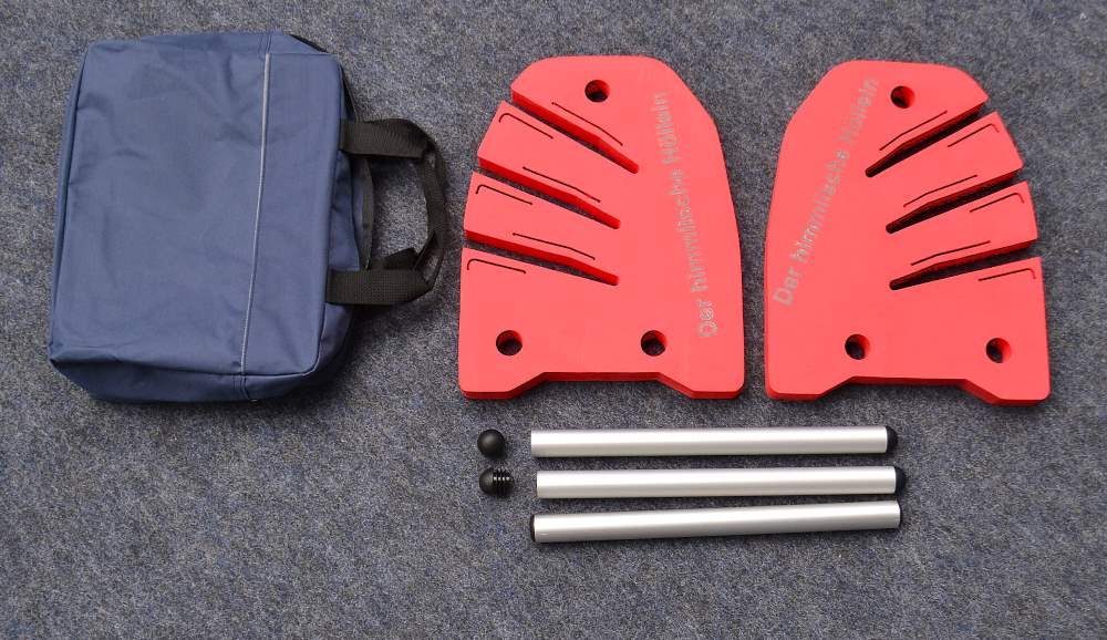 Modellständer aus stabilem Schaumstoff, für 3 Modelle