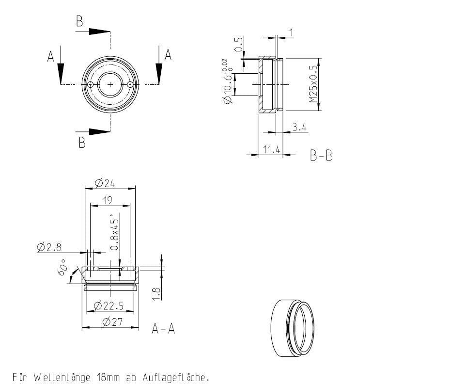 Adapter Flange Speed 480 to KPG 25 / KPG27