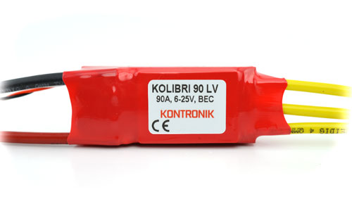 Kontronik KOLIBRI 60 LV-I brushless Regler, 2-6S, 60A, 10A BEC