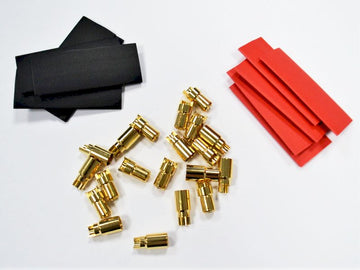 Kontronik 6mm-Goldstecker, # 09051 (10 Paar) max. 250A Peak