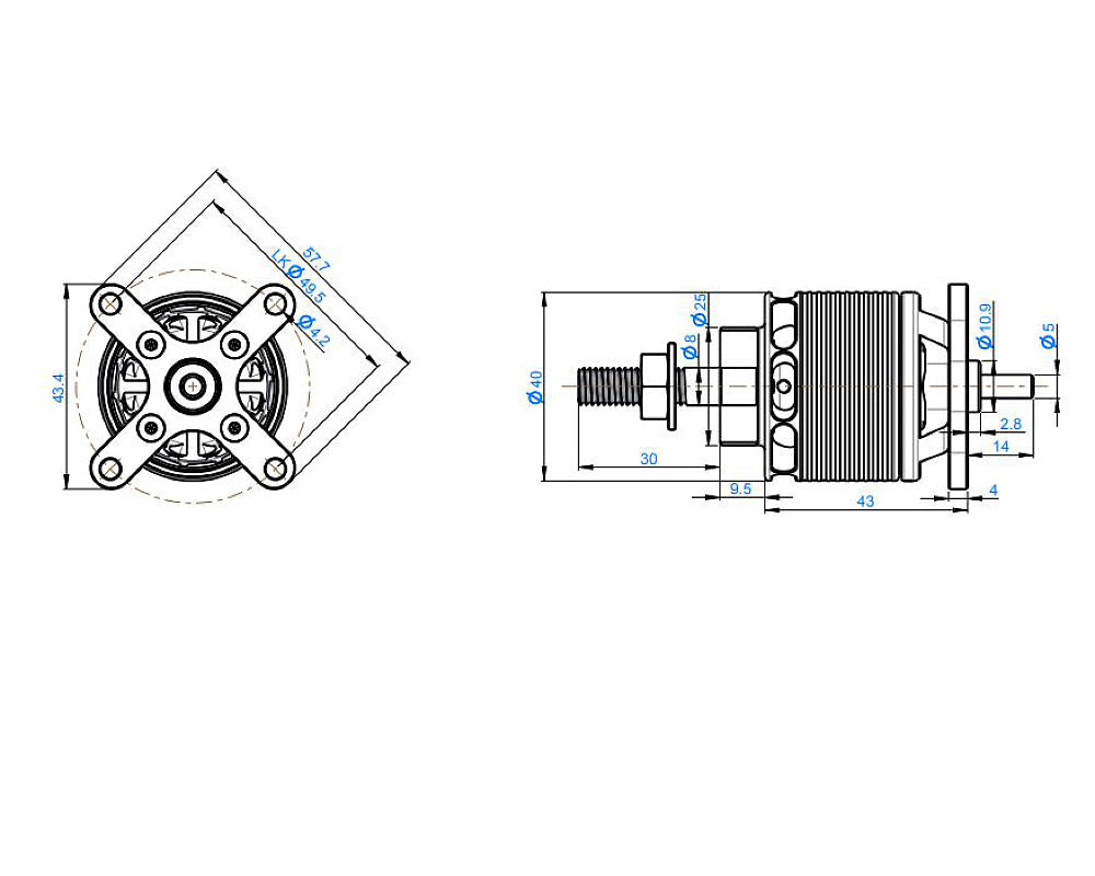 Kontronik Kondor 15-69, 150g Aussenläufer, 690 U/min/-1