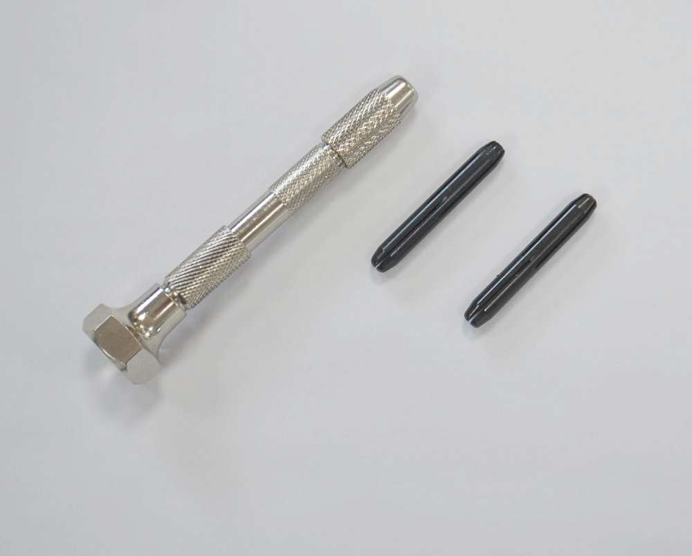 Hand drill chuck with 2 inserts 0.3-3 mm, Krick # 455661