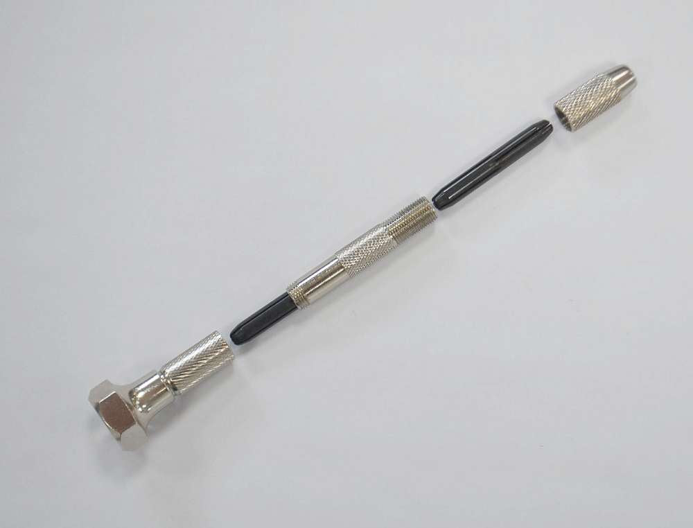 Hand drill chuck with 2 inserts 0.3-3 mm, Krick # 455661
