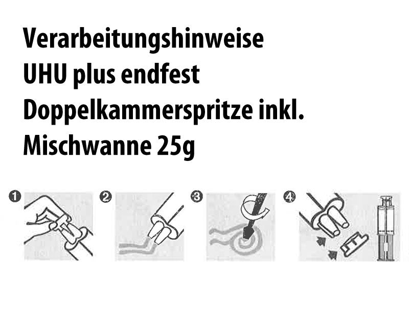 UHU plus endfest Double Chamber Syringe 25g