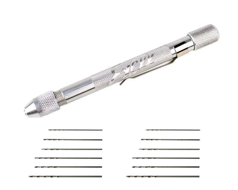 Mini-Bohrerhalter mit 12 Bohrern ( 0.35mm - 1.75mm), Krick # 455913