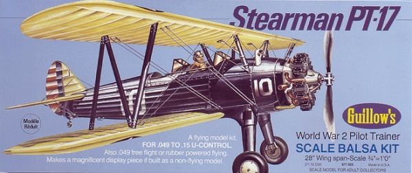 Stearman PT-17 Balsabausatz