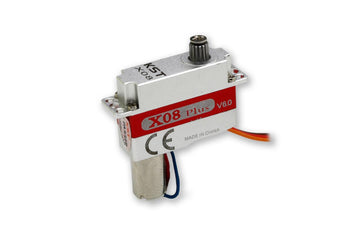 Servo KST, X08 PLUS V6, HV, F3J/F5J, 23.5x8x16.8 (27.1)mm, 8g, 53Ncm