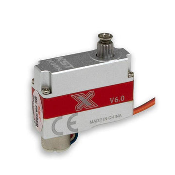 KST X08 N V6 HV Servo with steel gears, without mounting tabs, 23.5x8x16.8mm, 8g, for F3K