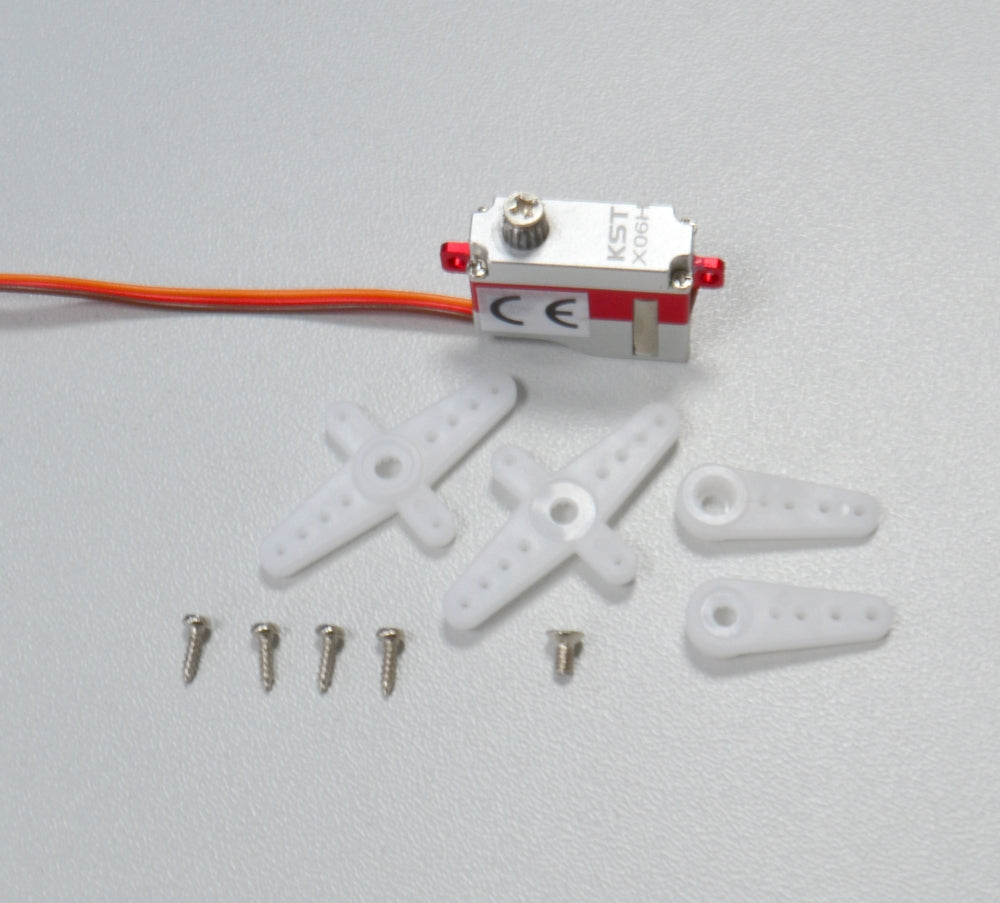 Servo KST, X06H-V6, 7mm HV, F3K Mini Digi, 6g, 20x7x16.6mm, 0.07s/18Ncm @ 8.4V