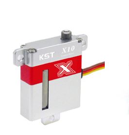KST X10 V8 Servo, 10mm HV Wing Servo, 30 x 10 x 35.5mm, 28g.
