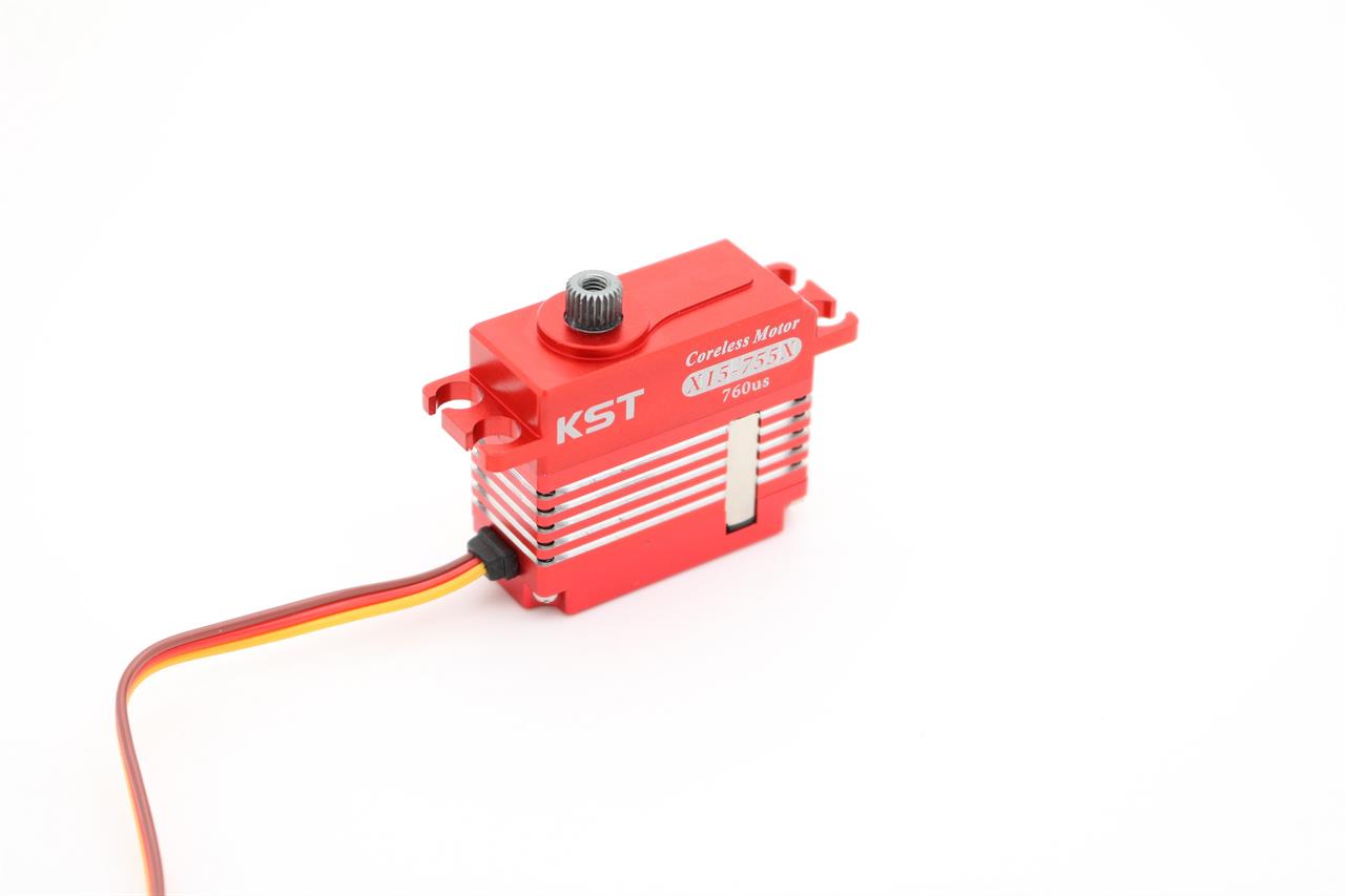 Servo KST, X15-755 X, BB, MG, 35.5x15x32.5mm, 40g, Heli Tail Servo 760µs!