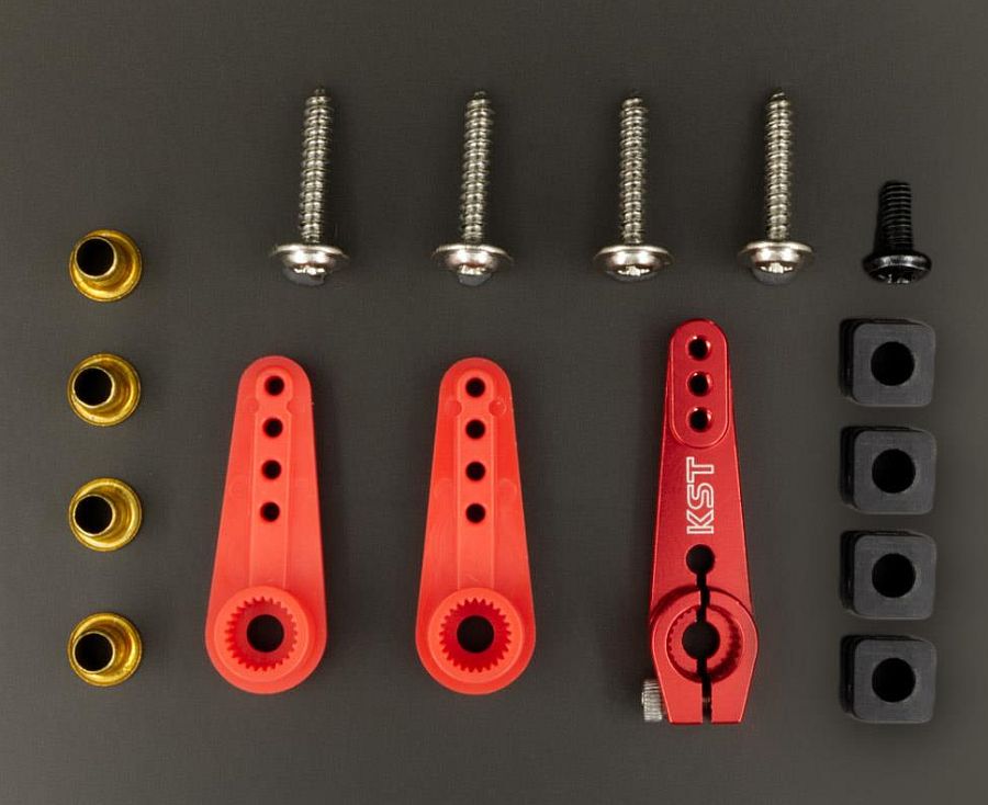 Servo KST, X15-1809, V8, Brushless, BB, MG, 35.5x15x35.5mm, 45gr, 245Ncm@8.4V