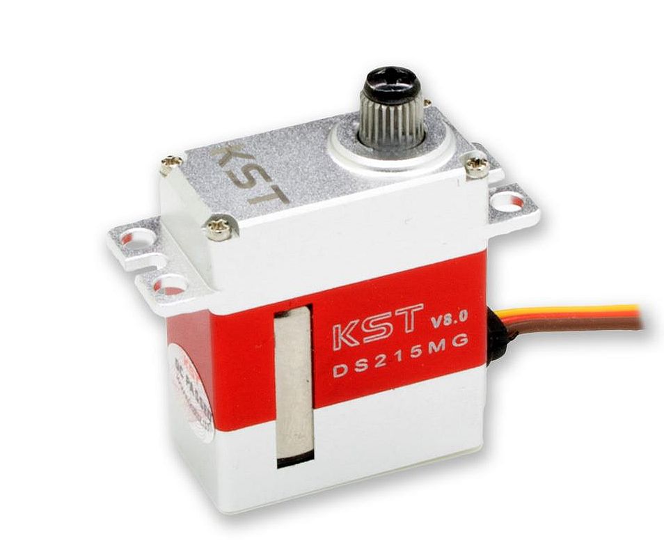 KST Servo, DS215MG HV, V8, 12mm, 20g, 23x12x27.5mm, 0.05s/37Ncm at 7.4V