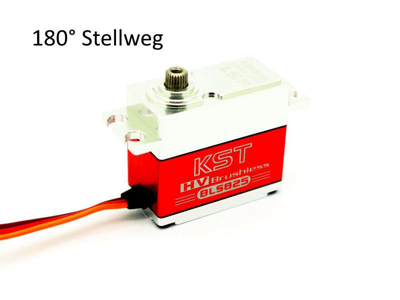 Servo KST, BLS825 180°, V8, HV, bushless, 40,5x20x37mm, 70g
