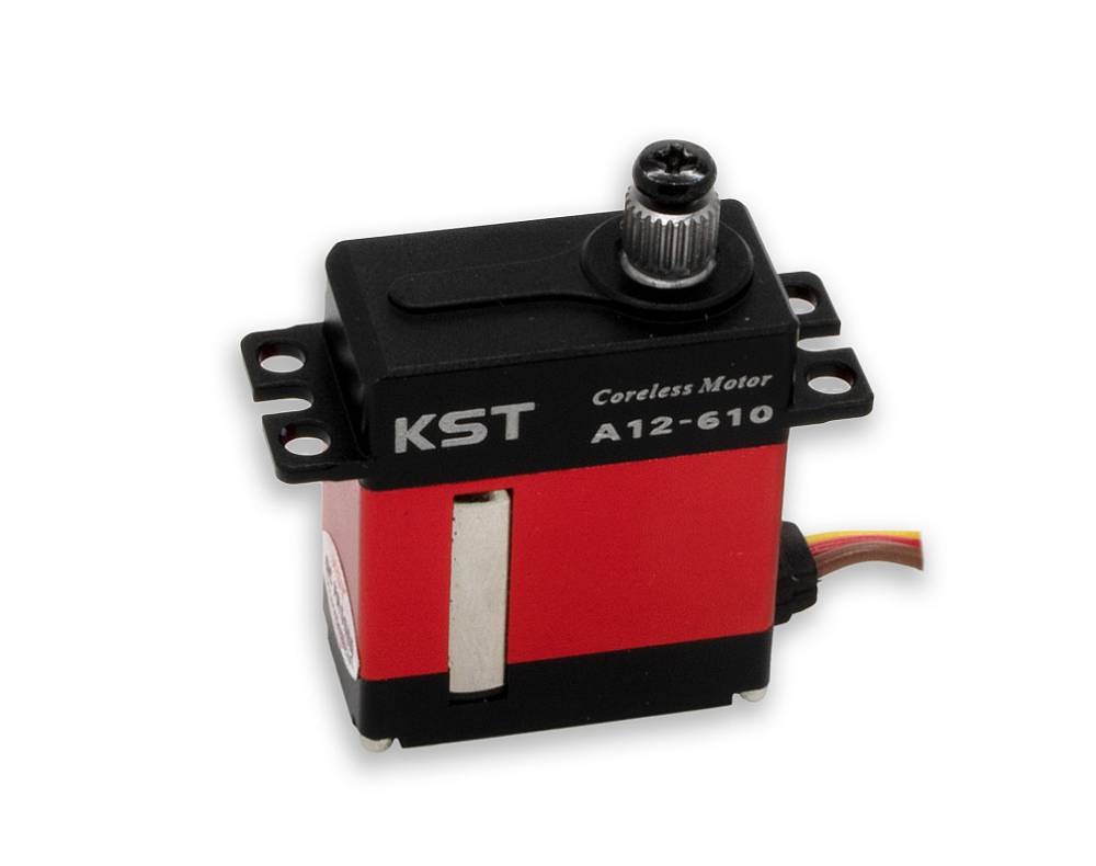 Servo KST A12-610, V8.0, HV, MG, 23x12x27mm, 20g, 90Ncm@8.4V