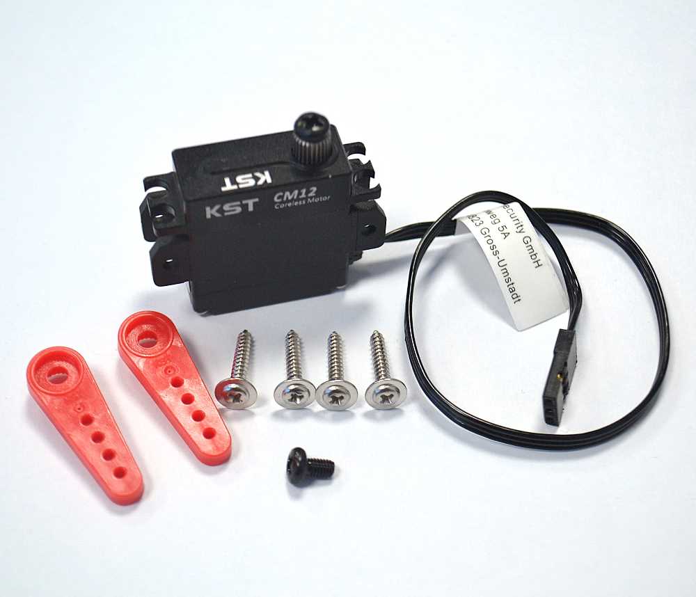 Servo KST CM12 V6.0, 27x12,1x29,5mm, 22g, 75 Ncm/8.4V