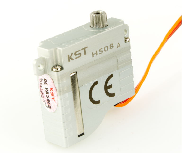 Servo KST, HS08 A V6, 8mm HV, Digital Wing Servo, for Thermal Gliders up to 2.5 kg