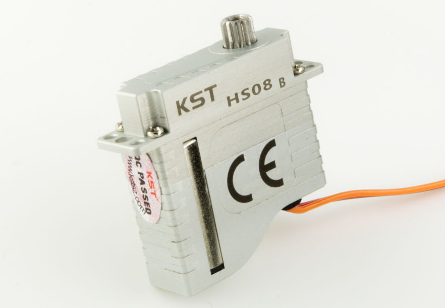 KST Servo, HS08-B V6, 8mm HV, Mini Digital, up to 2.5 kg thermal gliders, 24x8x25mm, 11g