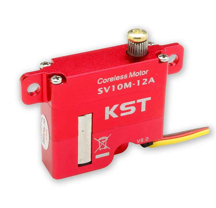 Servo KST SV10 Mini 12-A, 30x10x28mm, 90Ncm@13V, 20g (flat mounting)