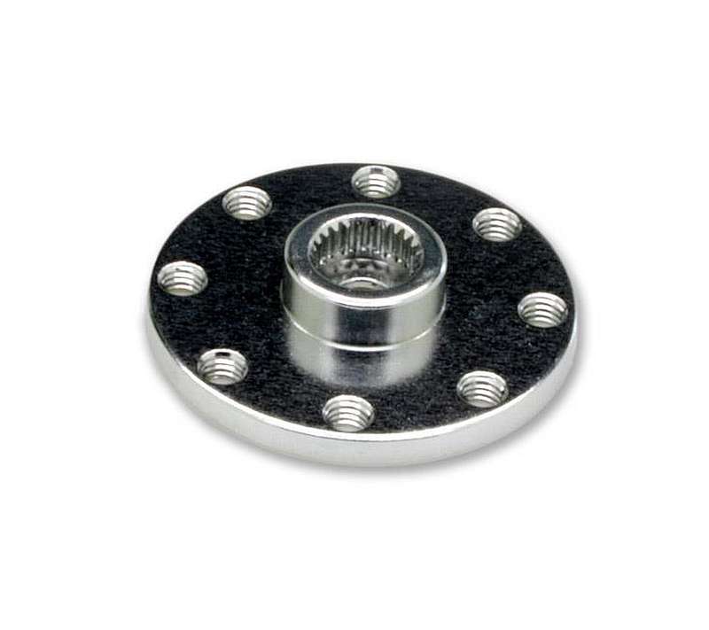 Alu Servoscheibe zu 15 und 20mm KST Servos, 25T-6, # 4128