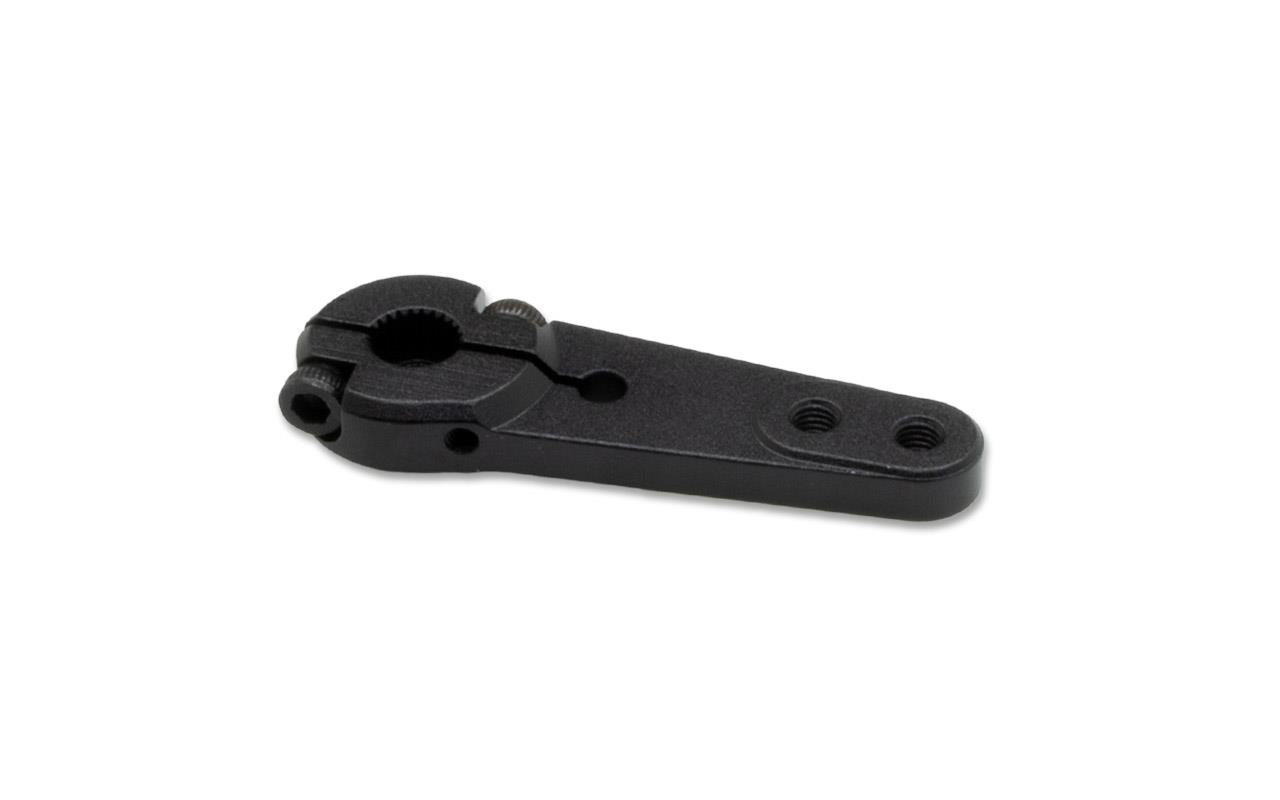 Aluminum Servo Arm KST 0625.32, length 43.3 mm, 2 x M3 threads, 25-tooth spline