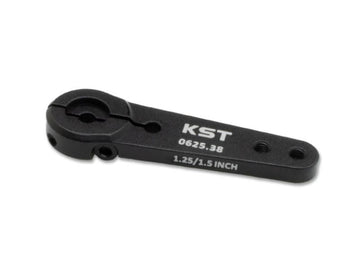 Aluminum Servo Arm KST 0625.38, length 49.6 mm, 2 x M3 threads, 25-T6