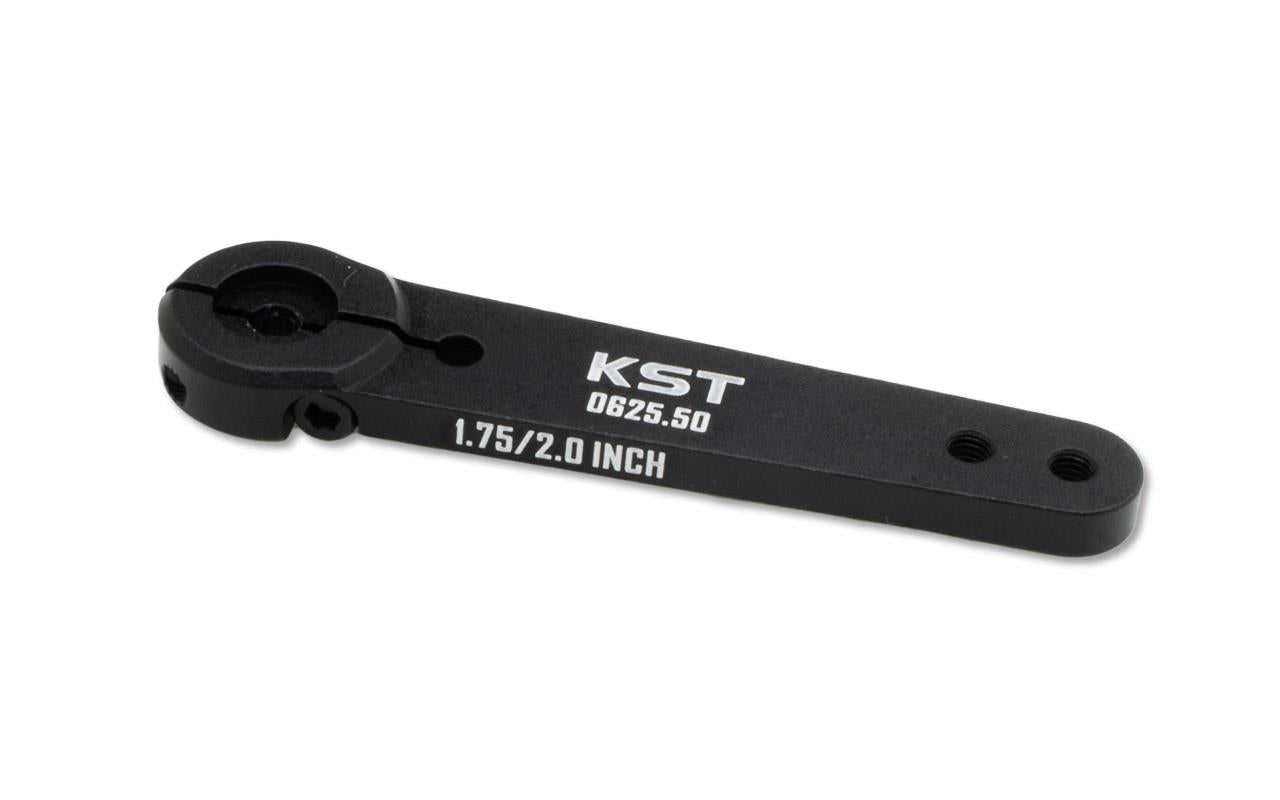 Alu Servoarm KST 0625.50, Länge 62,8 mm, 2 x M3 Gewinde, 25-T6