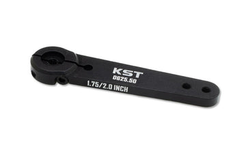 Alu Servoarm KST 0625.50, Länge 62,8 mm, 2 x M3 Gewinde, 25-T6