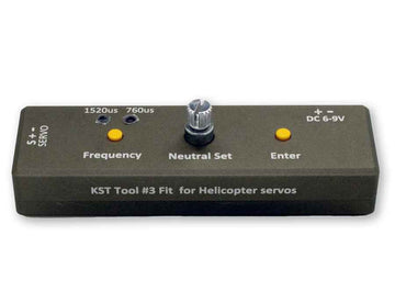Programmer 3 (Tool #3) Set Servo Center" and switch 1520/760µs"