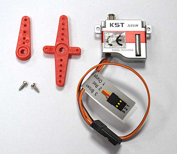 Servo KST, A06H-HV-V6, 7mm HV,  F3K Mini Digi, 7g, 20.5x7x18.8mm, 0.06s/24Ncm @ 8.4V