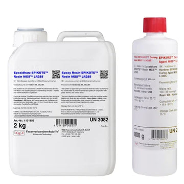 Epoxidharz EPIKOTE™ LR285 + Härter EPIKURE™ LH 285, 2,8kg Gebinde (2kg Harz + 800g Härter)