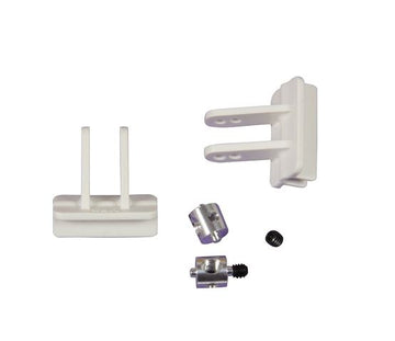 Rudder horn for FUNRAY, 12x20 with connector, 2 sets, Multiplex # 1-00127